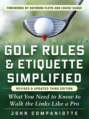 cover image of Golf Rules & Etiquette Simplified